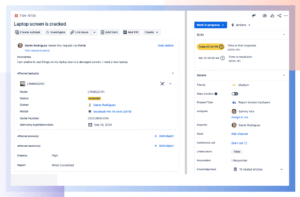 Assets de Jira Service Management conectado con solicitudes y procesos de soporte.Assets de Jira Service Management conectado con solicitudes y procesos de soporte.